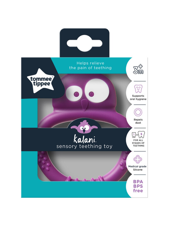 Tommee Tippee Kalani Mini Teether, Sensory Teething Toy (3 months+) image number 2
